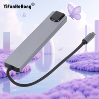 8 In 1 Type C Hub USB C USB3.0 To 4K HDMI-compatible Adapter with RJ45 SD/TF Card Reader PD Fast Charge For Laptop Computer