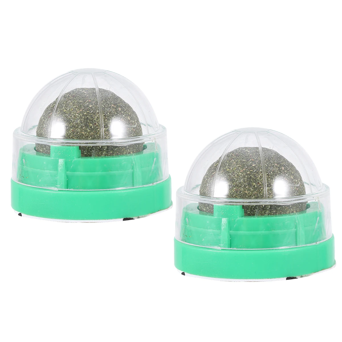 

2Pcs Natural Cat Licking Ball Rotatable Mint Candy with Catnip for Gastrointestinal Health Teeth Cleaning Cat