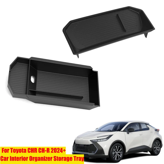 Silikonowa taca na podłokietnik ABS do Toyoty CHR C-HR 2024 2025+ Akcesoria samochodowe