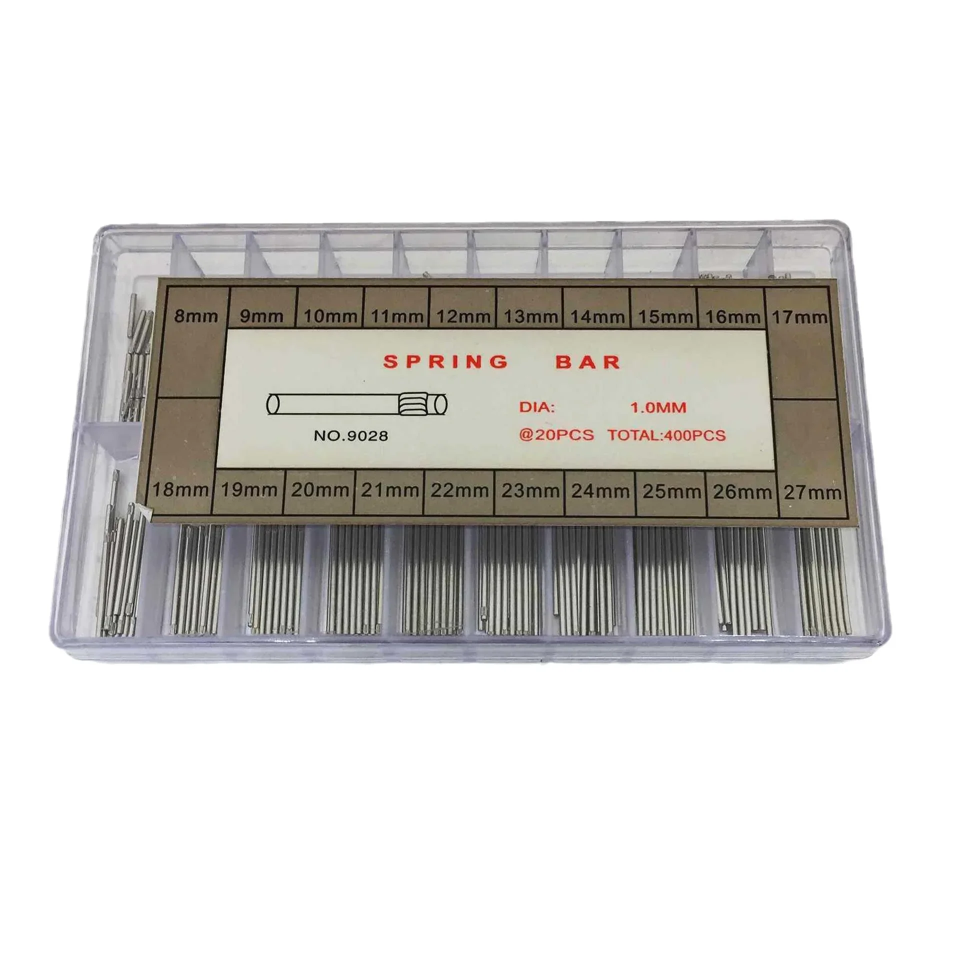 Kit barra a molla per orologio - Perni in acciaio inossidabile da 50 pezzi per accessori di ricambio e riparazione del cinturino