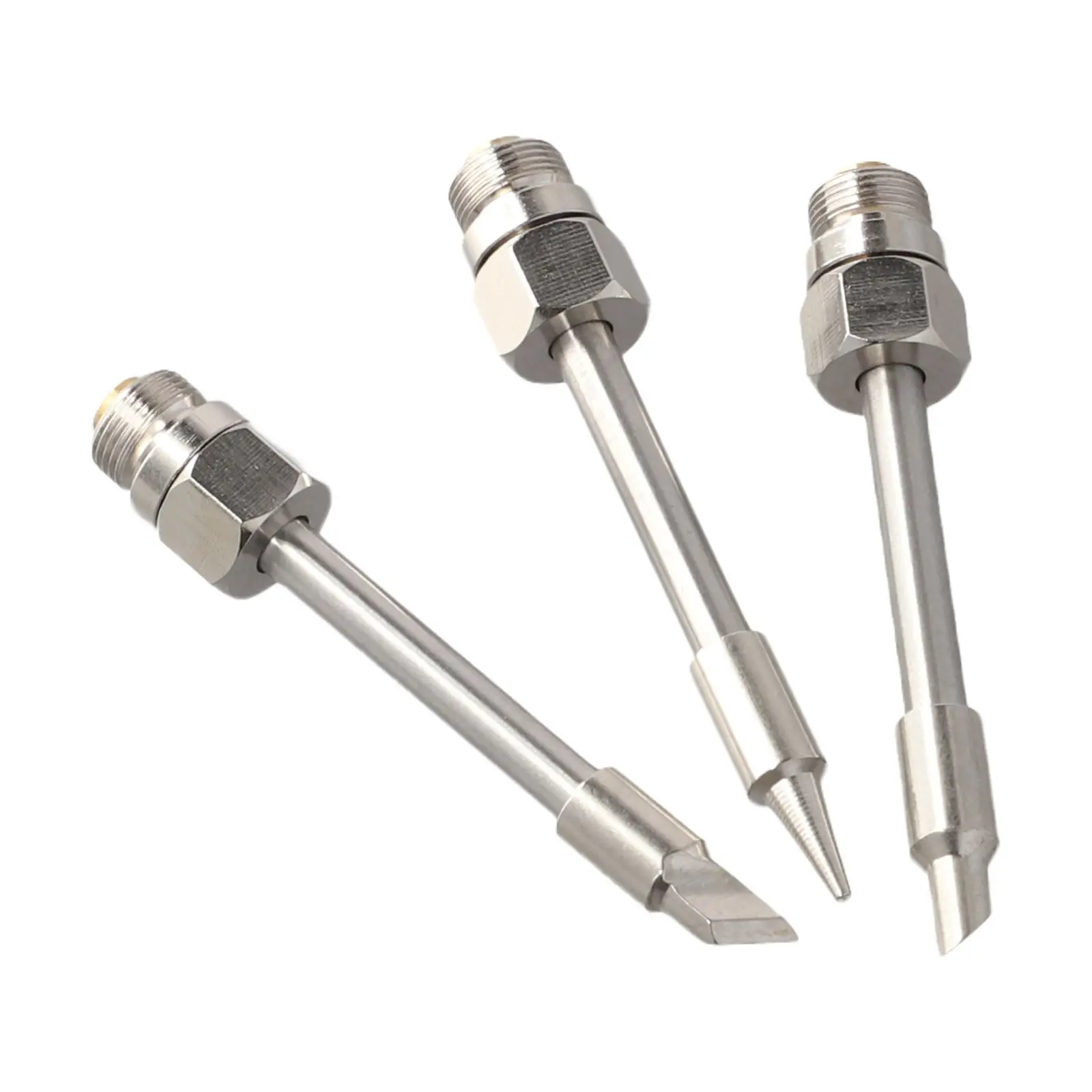 3PCS Soldering Iron Tips 510 Interface Soldering Tips High Quality Materials Nickel Plated Copper Silver Plated