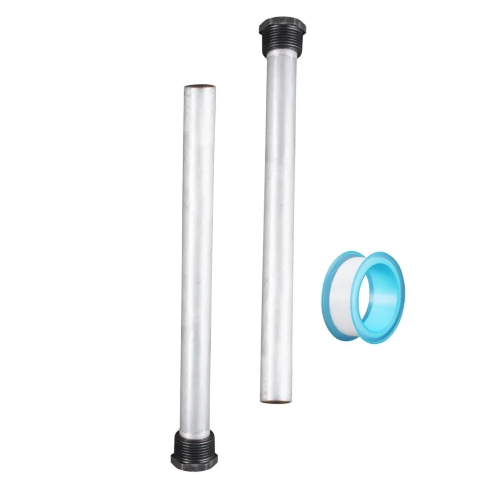 for rv For water Heater Anode Rod 9.25in Aluminum Zinc 2 Pack with 3/4 Inch Thread for Gas Electric Tank Protection