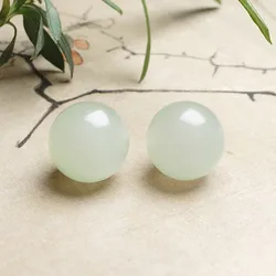 Grade A Nephrite Jade Beads For Jewelry Making Diy Bracelet Beaded Necklace Genuine Natural Hetian Jade Round Beads Accessories