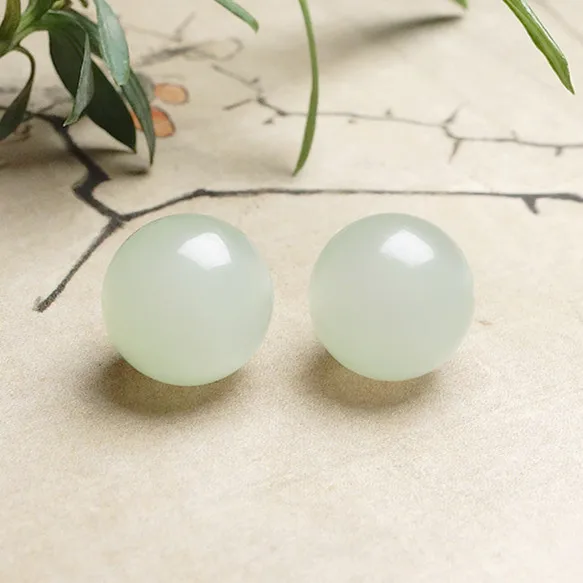 Grade A Nephrite Jade Beads For Jewelry Making Diy Bracelet Beaded Necklace Genuine Natural Hetian Jade Round Beads Accessories
