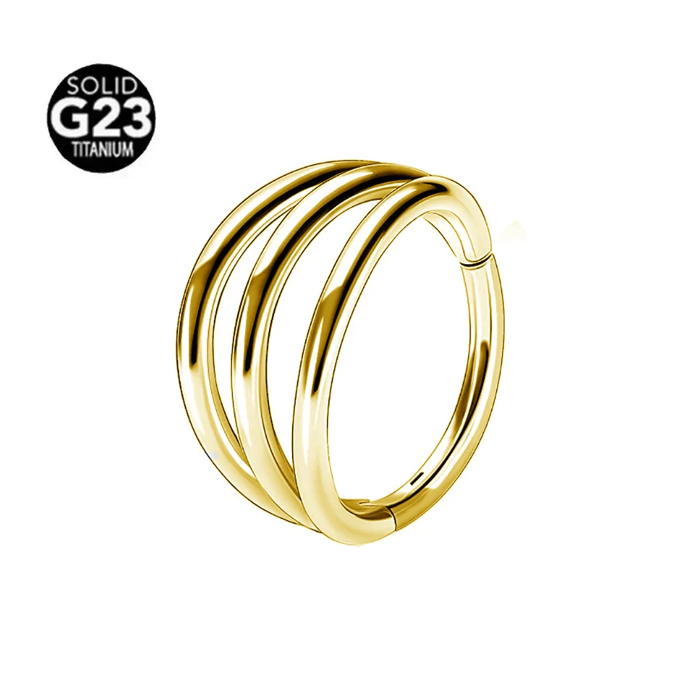 G23 Titanium Moon Septum Nose Ring