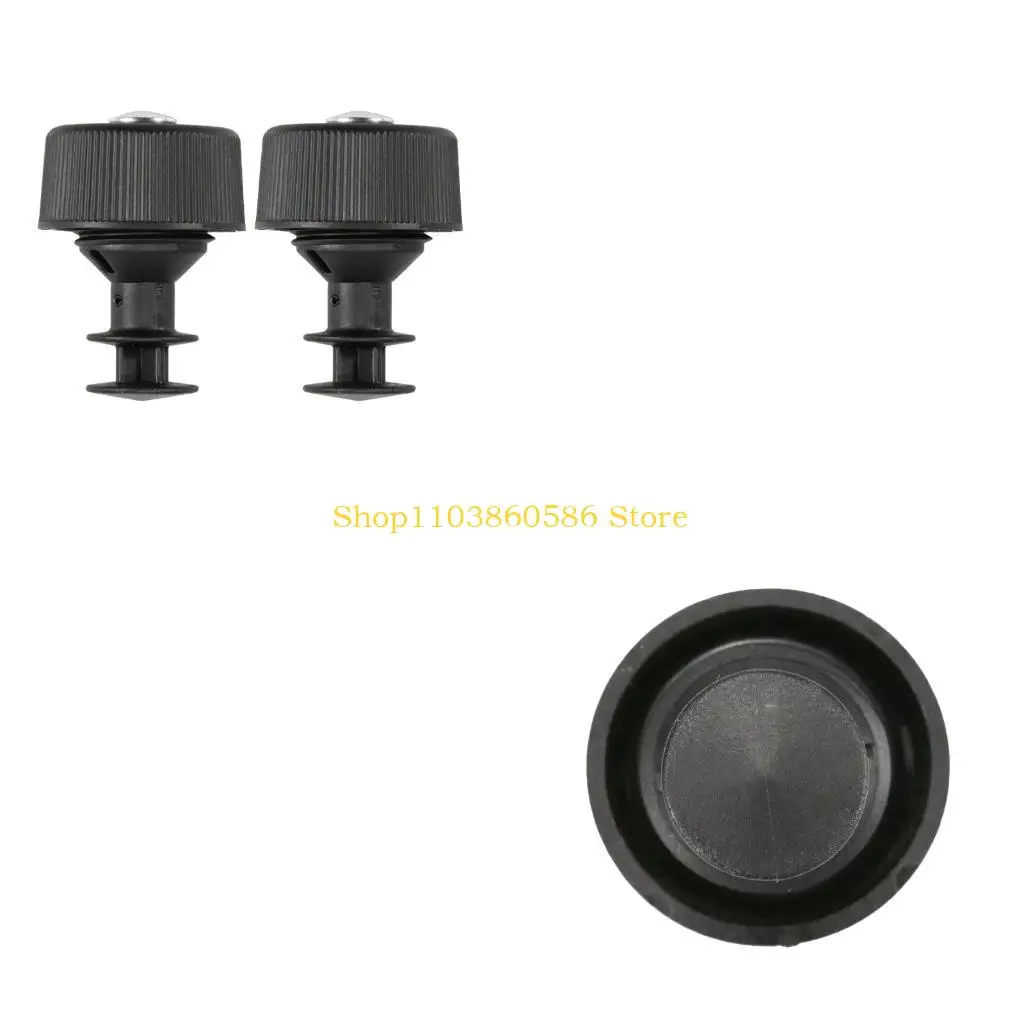 242A Black Power Steering Fluid Cap Replacement Set, Truck Service Part with Hand Turn Grip for FL112 FL50 Repair, Upkeep, and