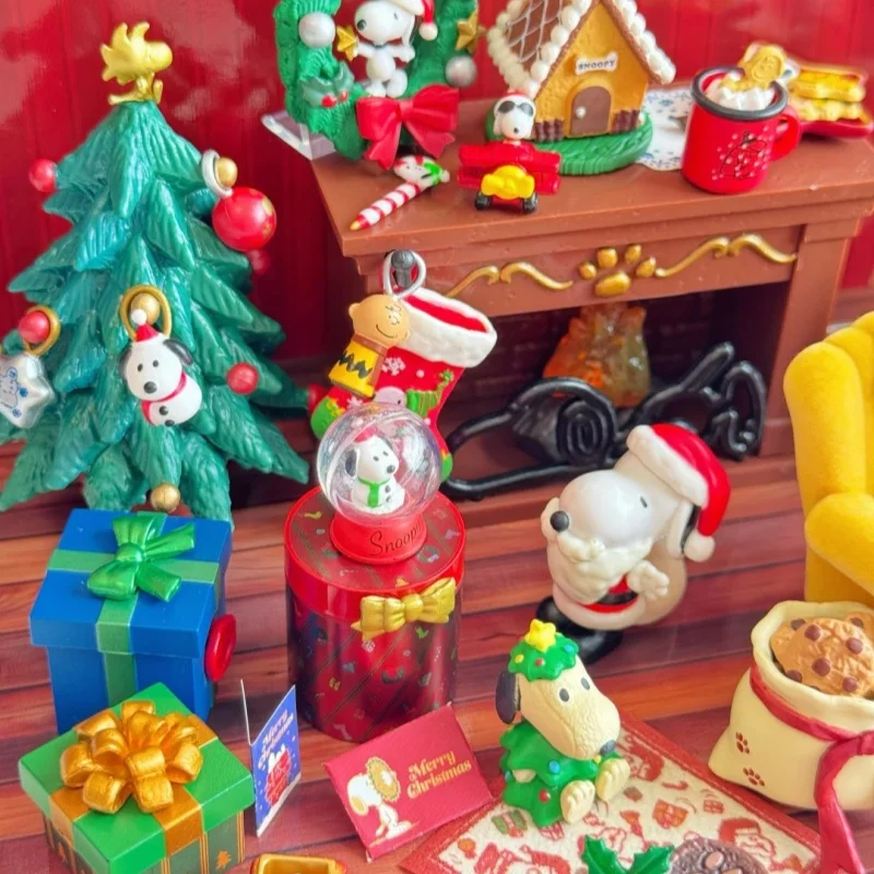 الأصلي ريمينت سنوبي ليلة عيد الميلاد Miniaturization الهدايا أيام الشتاء الدافئة إعادة معالجة Shokugan الديكور هدية الكريسماس لعبة