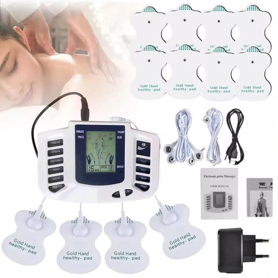 Healthy Care Electric Full Body Tens Therapy Pulse Massage Belt Muscle Relax Pain Relief Tens Acupuncture Back Shoulder Massager