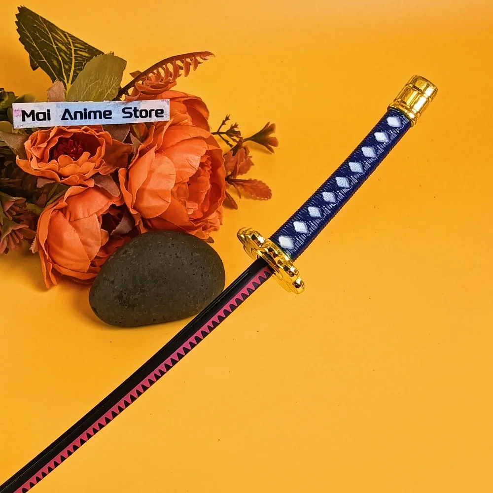 10 pouces acier Roronoa Zoro Katana taille réelle japonais Katana Original samouraï sabre métal Anime Zoro épée fer Ninja couteau jouet cadeau