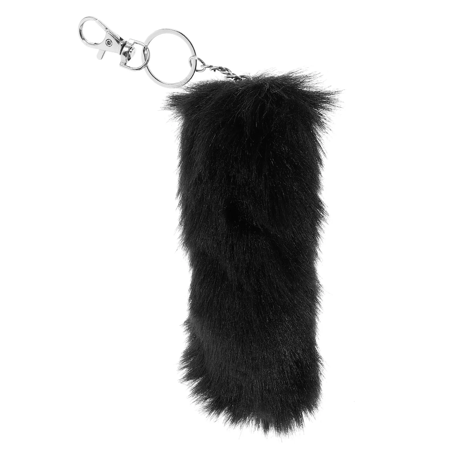 Lovely Unique Tail Keychain Pendant for Women Girls Bag Backpack Car Key Ring Decorative Charm with Excellent Craftsmanship