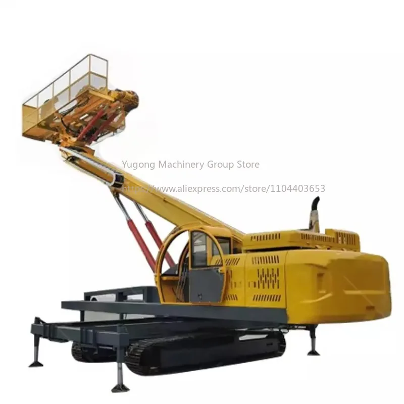 Factory Price Rock Anchor Holes Crawler Pneumatic Drilling Rig 220v/380v with Engine Motor Gearbox Core Components Made in China