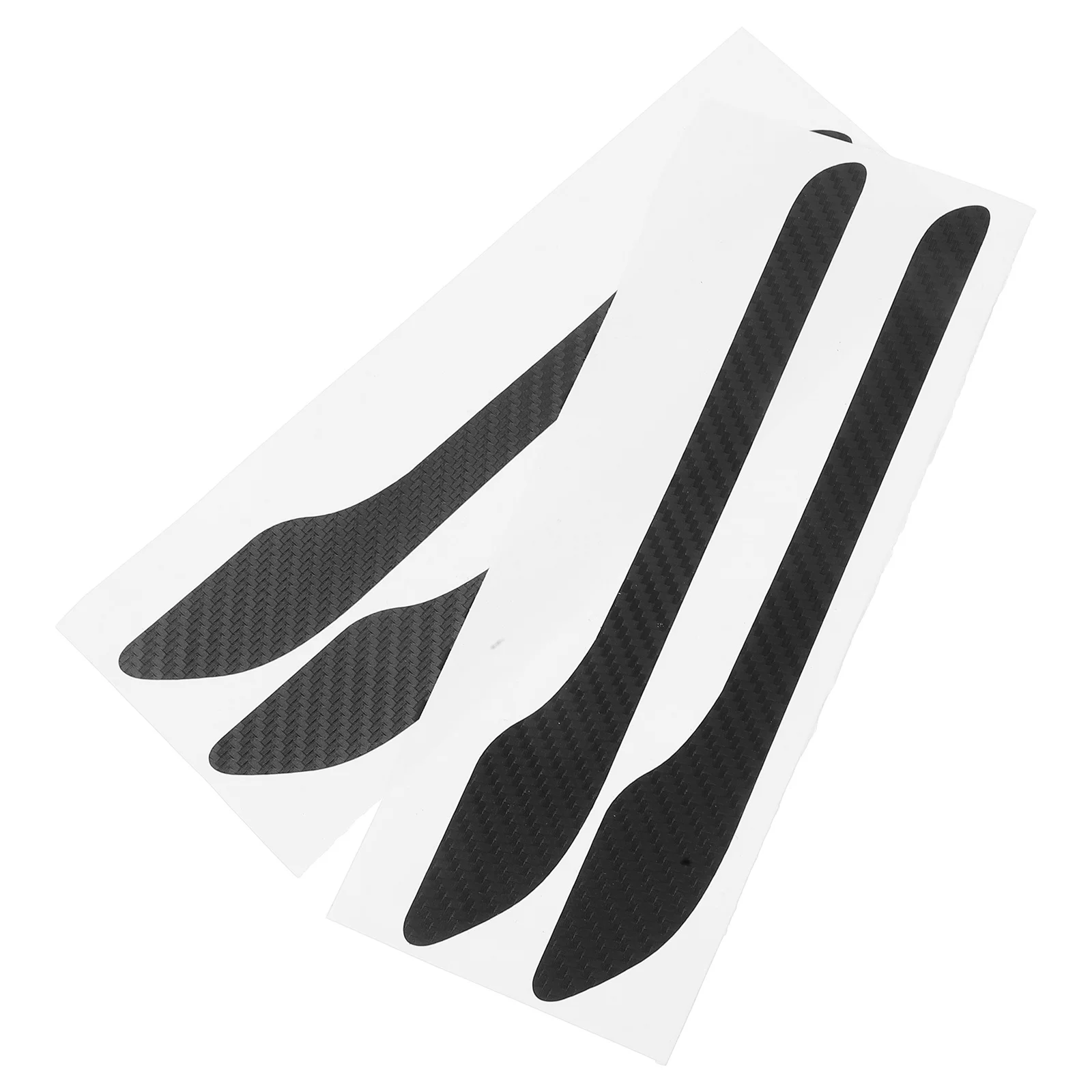 

4pcs Car Door Handle Stickers Carbon Fiber Exterior Trim Anti Scratch Protection Film Tpu Wrap Compatible With Y