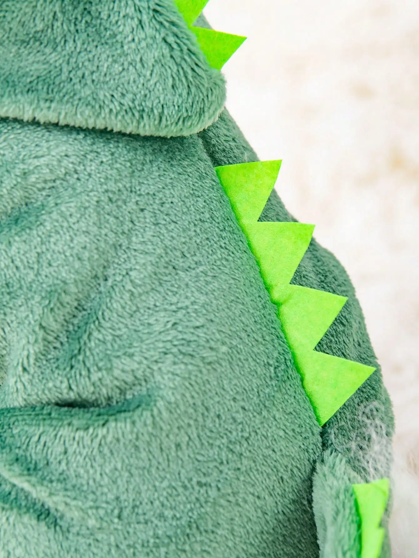 Cute & Comfy Dino Costume for Small Pets - Easy-Pullover, KnitDinosaur Outfit for Dogs & Cats