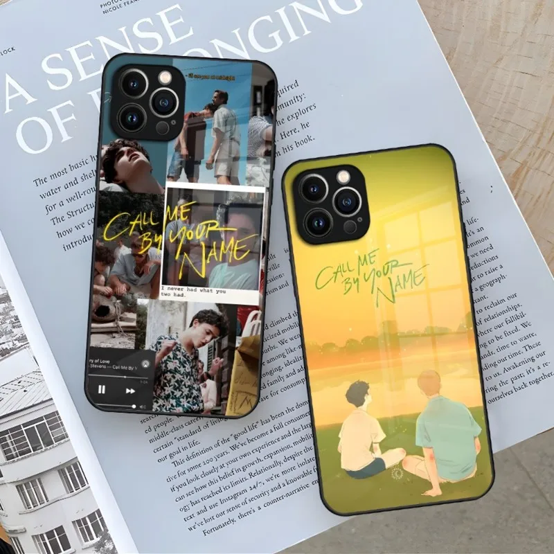 Max Call Me By Your Name Phone Case For Iphone 14 13 12 11 Pro Max Mini X Xr Xs 8 7 Puls 6 Toughened Glass