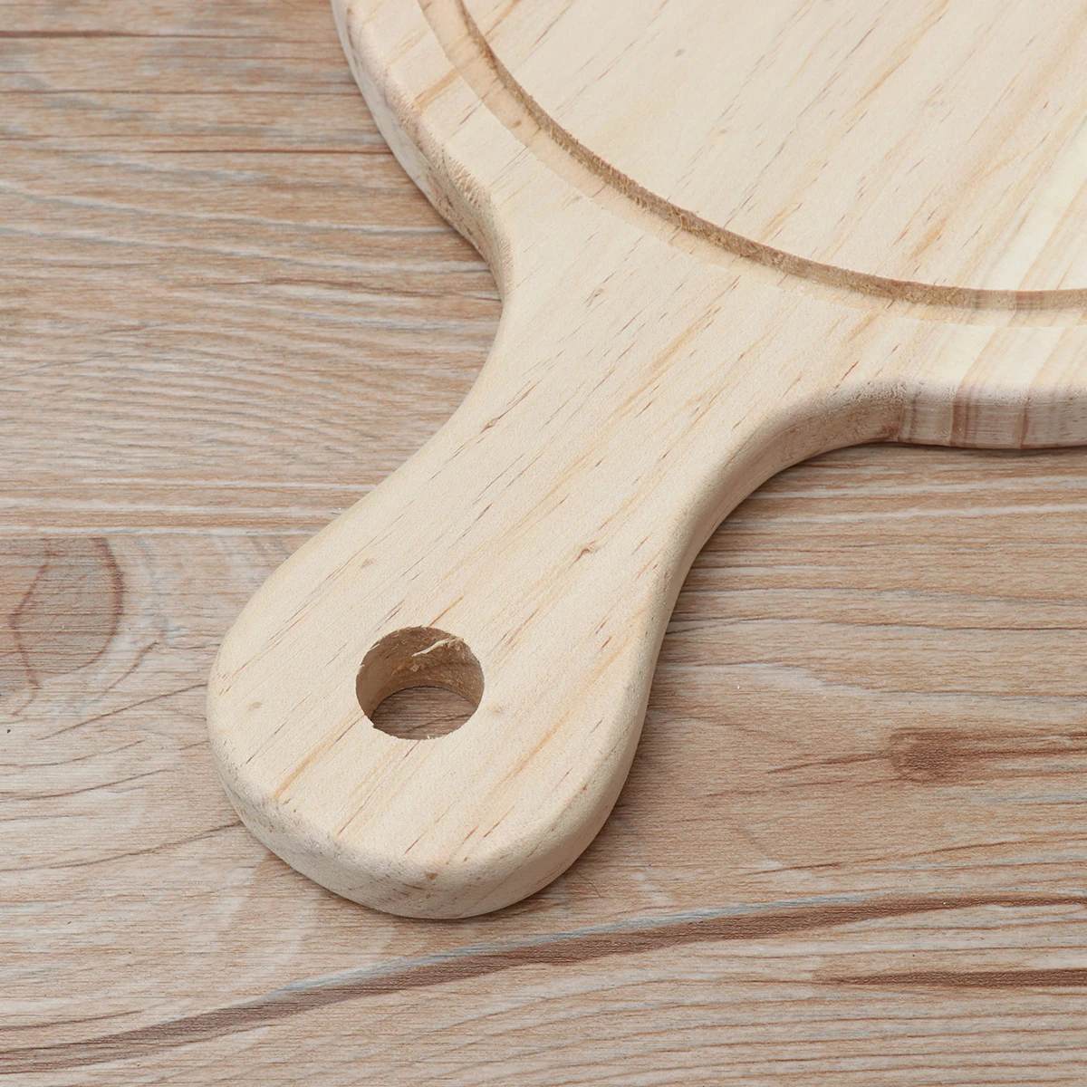 

8 Inch Natural Wooden Peel For Baking Homemade Pizza Bread Non-Stick Pizza Spatula Paddle Tray Transfer Tool Oven Use