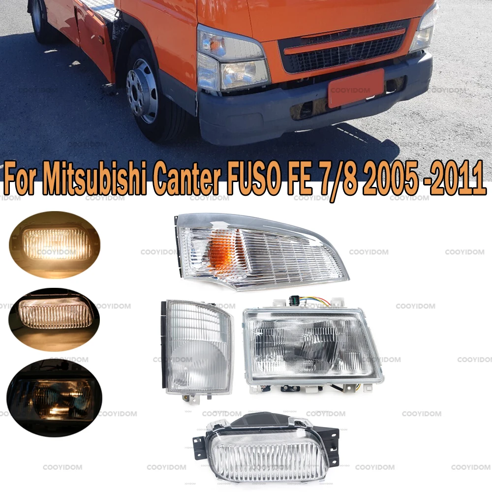 Car Front Fog Light Corner Lamp Turn Signal Light Headlights indicator Lamp Assembly For Mitsubishi Canter FUSO FE 7/8 2005-2011