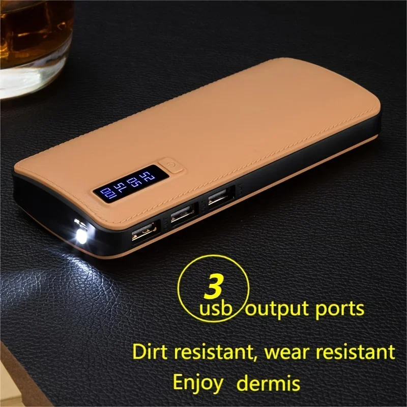 

Лидер продаж кожаный узор со встроенным LDE освещением несколько USB выходных портов легкие и простые в использовании с внешним аккумулятором