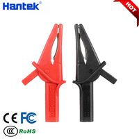 Hantek HT18A 55mm 85mm Alligator Clip Accessories For Oscilloscope Multimeter Clip-On Car Battery Tools 2 Red + Black