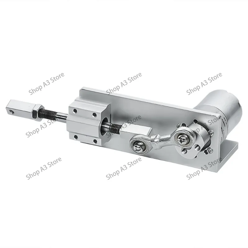 Reciprocating Cycle Linear Actuator DC Gear Motor 12V 24V Telescopic Actuator Stroke 12/16/20/25mm Adjustable 5~15RPM