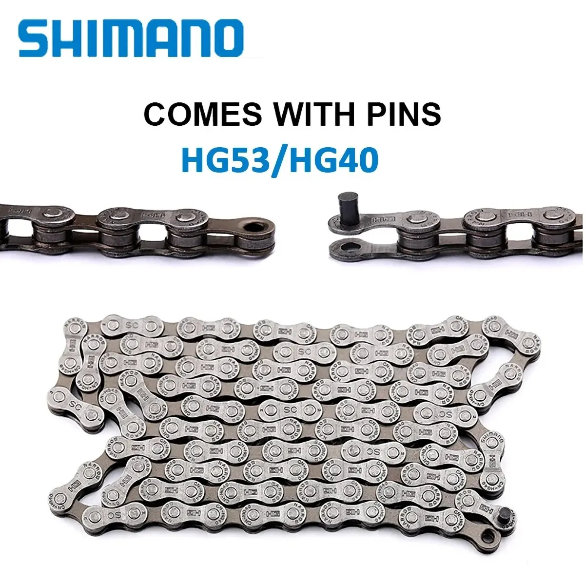 Shimano Deore XT M8100 Chain M6100 12 Speed MTB Chains HG40 HG53 7 8 9 Speed Bicycle Curren Bike Parts