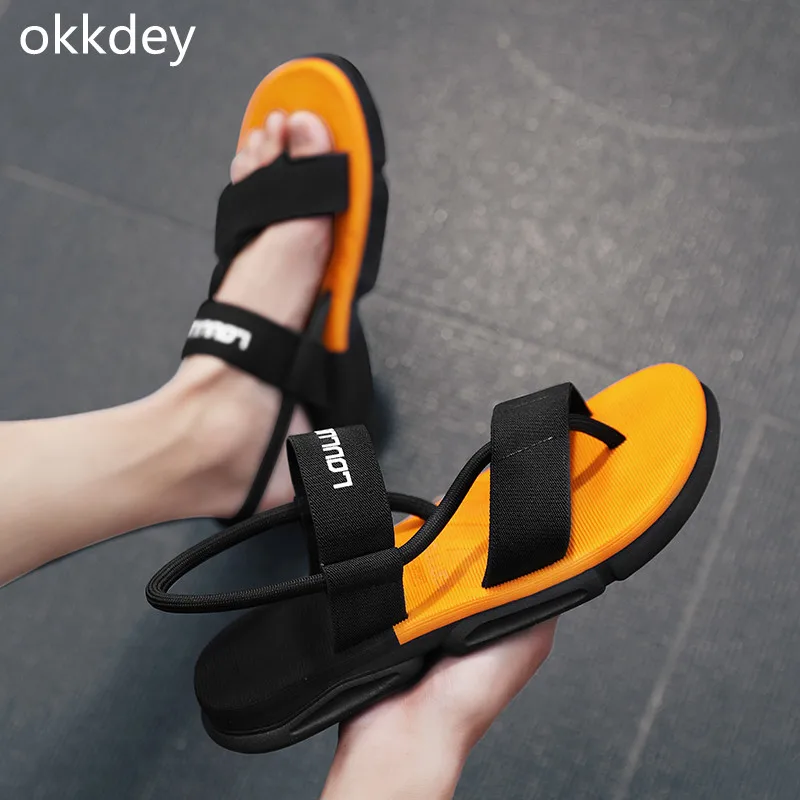 Main Casual Lightweight Beach Sandals Comfortable Trendy All-match Breathable Wear-Resistant Sandals for Men New Spring Summer