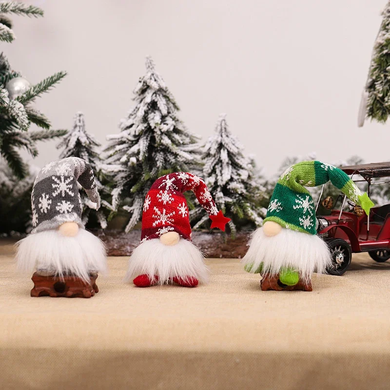 Weihnachtspuppe ohne Gesicht, leuchtender Zwerg, 6 Stile, Plüschtier, Weihnachtsmann, frohe Weihnachten, Neujahr, Geschenk, Navidad, Natal, Heimdekoration