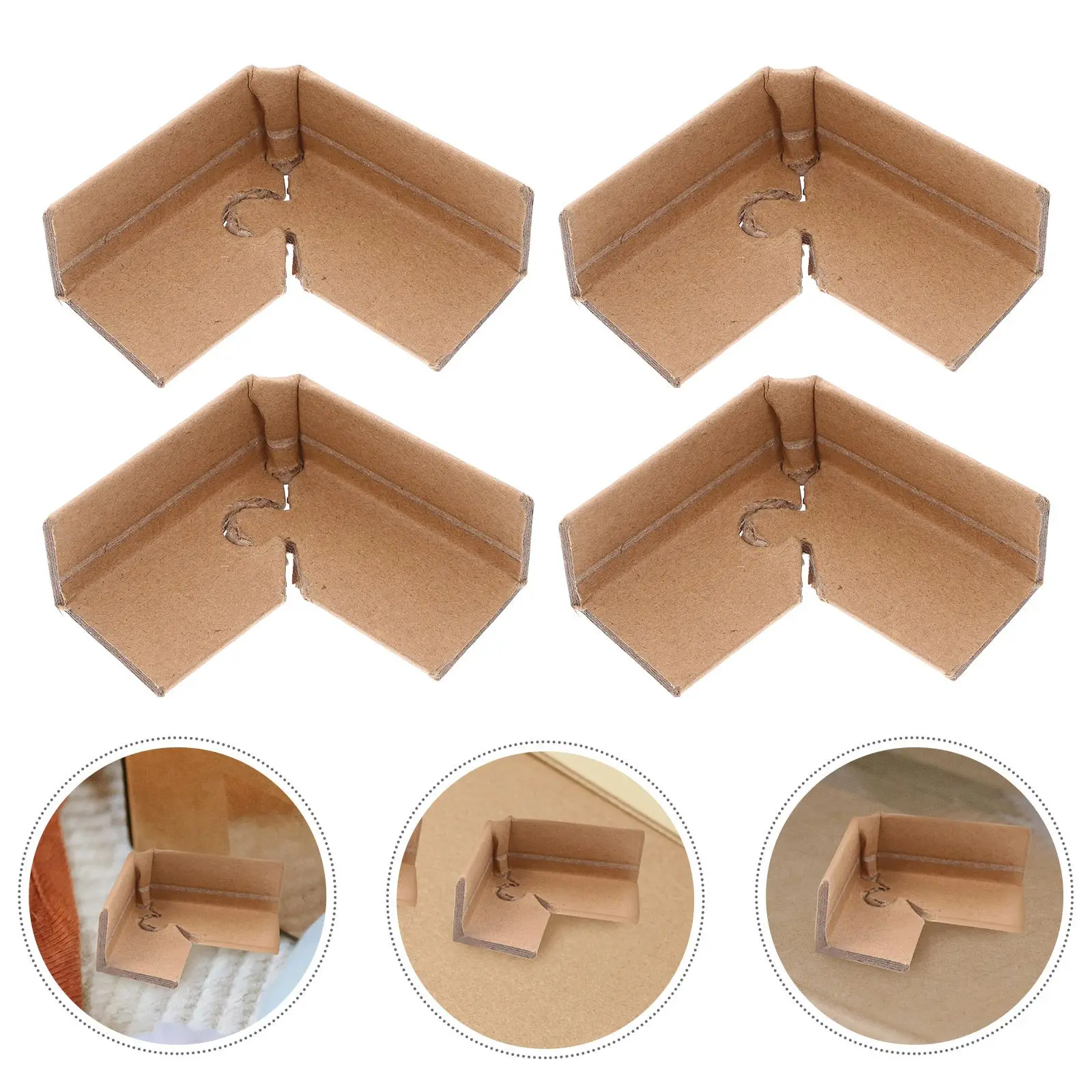 Paper Corner Protectors for Shipping Box Edge Guards Packaging Supplies Carton Packing Corners Protector Various Sizes