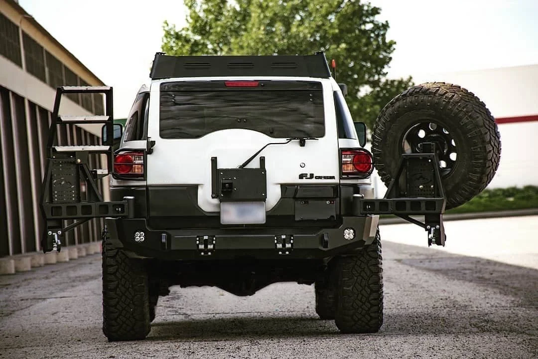 Runde Top Quality Off-Road Rear Bumper For 2017+ Toyota FJ Cruiser Modification Back Bumper Rear Bumper Retrofit