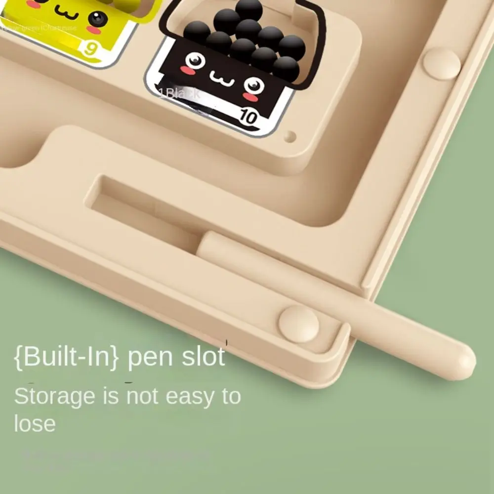 Drewniana gra pozycjonująca 2 w 1 Magnetyczna zabawka do treningu koncentracji Kolorowe, zabawne magnetyczne gry do sortowania kolorów