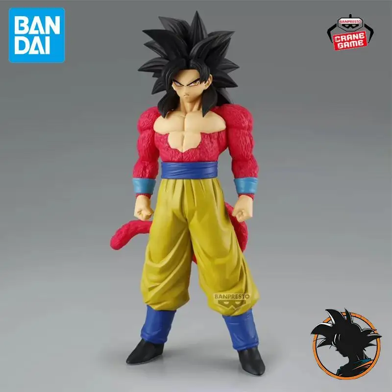 In Stock Bandai Original Banpresto Dragon Ball GT Son Gokuu Super Saiyan 4 Action Figure Anime Figura Kids Toys For Boys Juguete