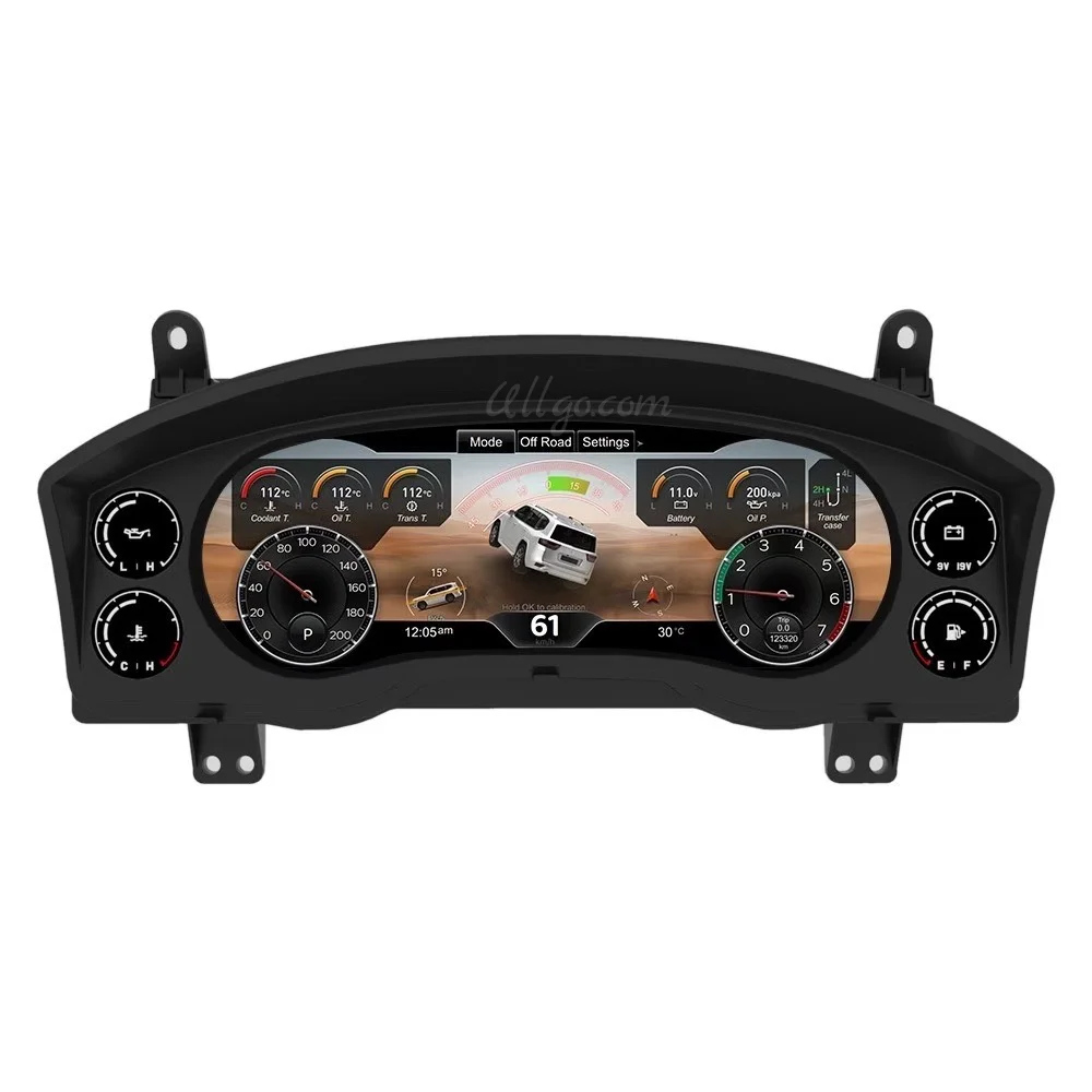 Digital Instrument Cluster for Toyota Land Cruiser 200 LC200 2008-2021 Linux Virtual SpeedOmeter