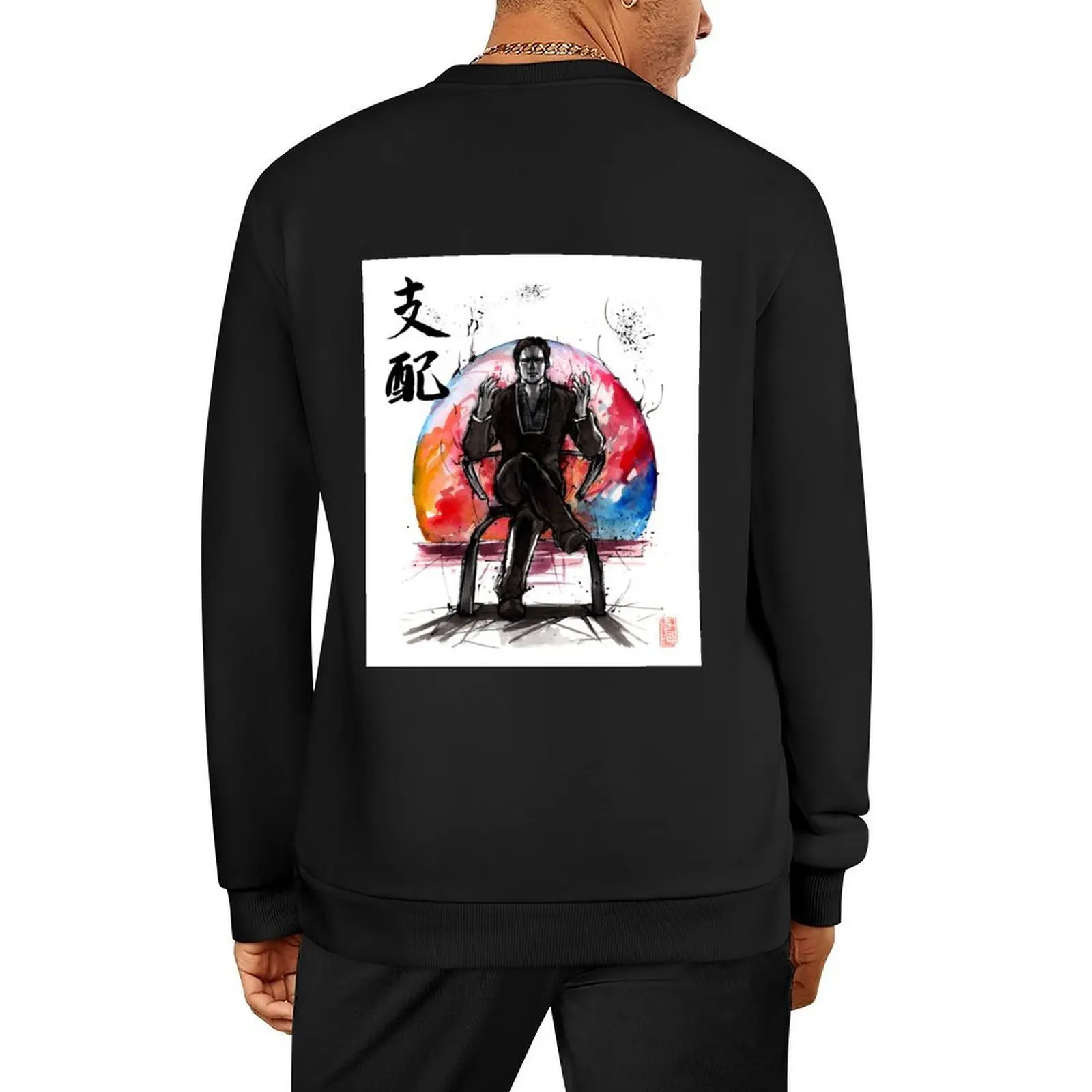 

Illusive Man from Mass Effect with calligraphy Pullover tracksuits autumn korean clothes blouse men's sweatshirts