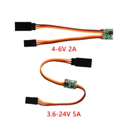 Inversor de rotación Universal RC Servo Signal Reverser para avión, engranaje de dirección, avión, 4-6V/3,6-24V