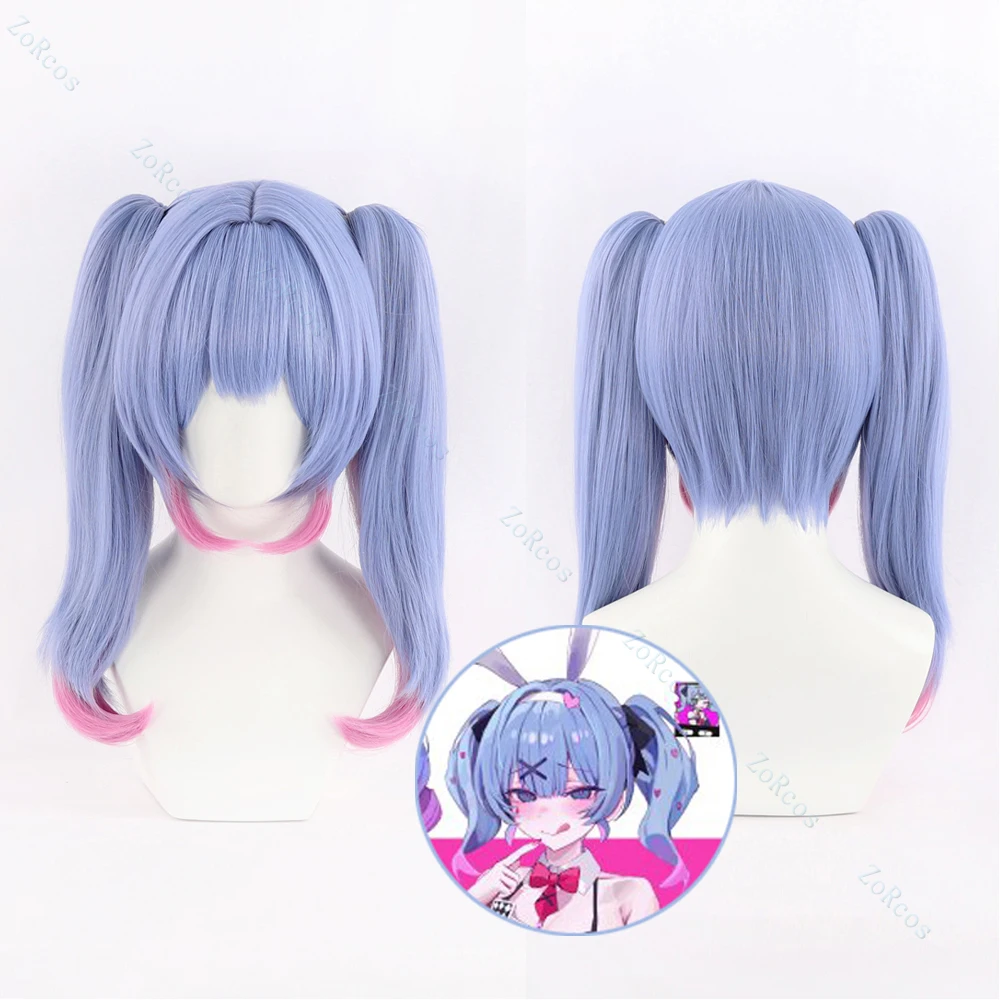 Miku Rabbit Hole Cosplay Wig Heat Resistant Role Play Idol Vtuber Headwear Heat Resistant Synthetic Halloween Role Play