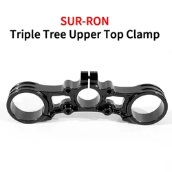 Per Surron Light Bee X Triple Tree anteriore superiore morsetto superiore fuoristrada Dirtbike bicicletta accessori Moto Suron