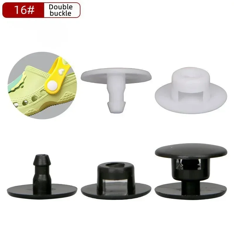 6/10 Sets Replacement Rivets Button Strap Compatible for Clog Beach Shoe Strap 16mm Size Rivets Repair