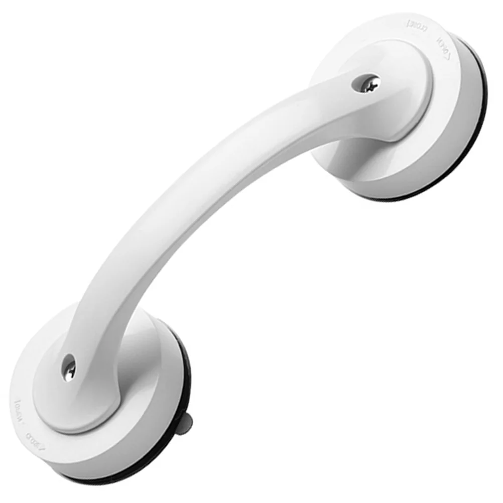 Monitor Bar Sliding Door Handle Shower Handles for Elderly Suction Tray Grab Bars Bathroom Safety Rail White