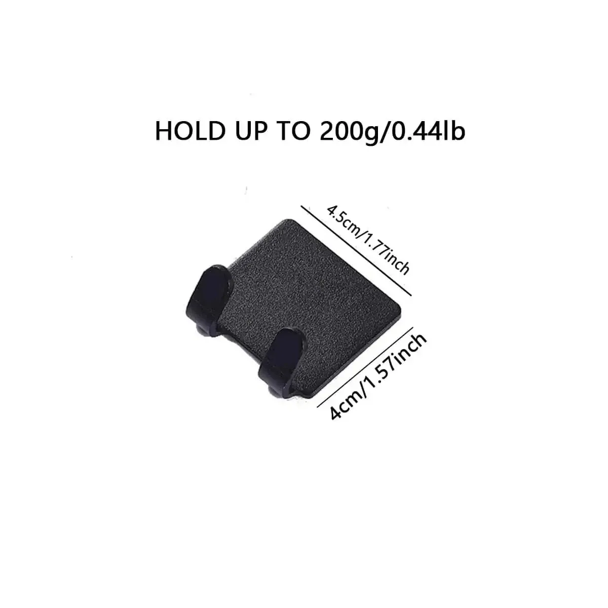 1/2/4pcs-Adhesive Razor Holder Wall Mounted Bathroom for Shower Hook Rack Gillette Shaver Shaving Holder Black Plastic Hook image 5