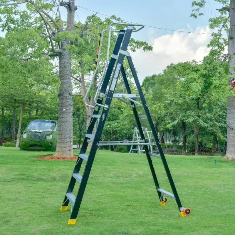 

FRP platform ladder Folding fiberglass platform fiberglass ladder