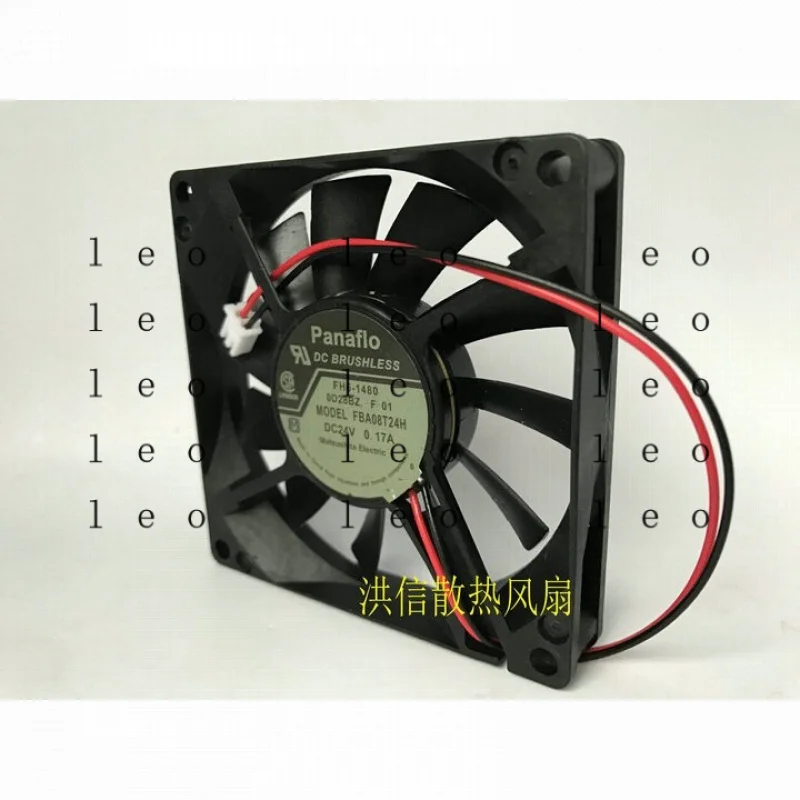 AA  for  Panaflo 8015 FBA08T24H DC24V 0.17A 80 * 15MM 80mm inverter fan 2pin