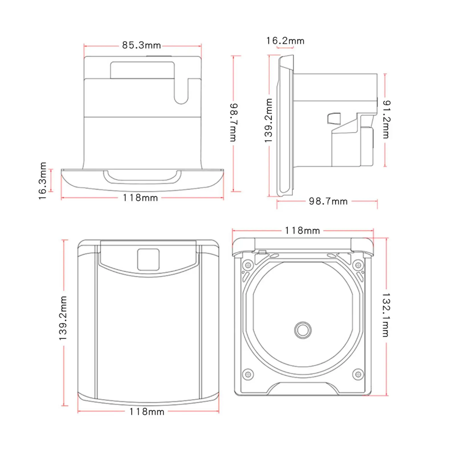 

Комплект наружного душевого бокса для автодомов с краном и шлангом 1,5 м для лодок, караванов, кемперов
