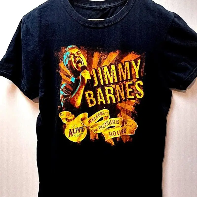 2013 Alive Tour VTG JIMMY BARNES T-shirt noir S 5XL 1J0053