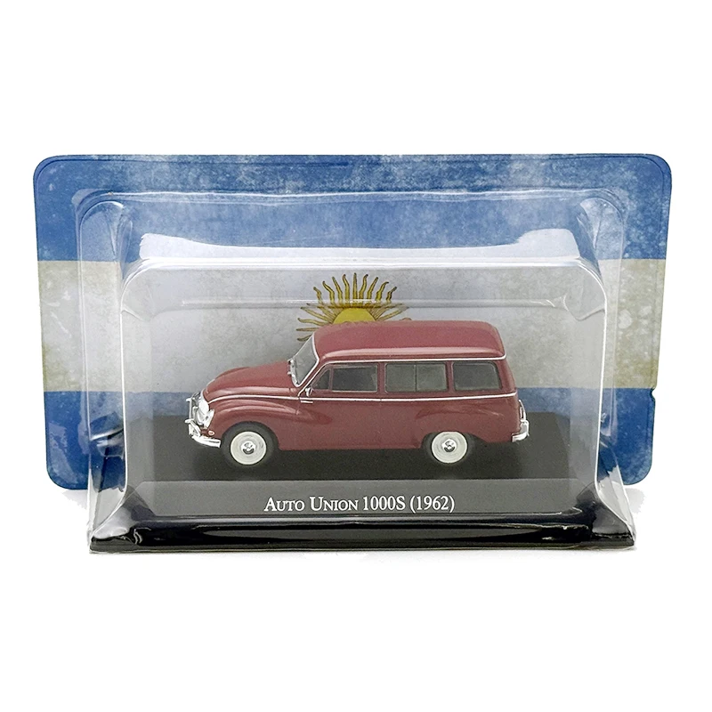 Diecast 1:43 Scale 1000S 1962 Vintage Car Alloy Simulation Car Model Collection Decoration Boy Gift Toy Static Display