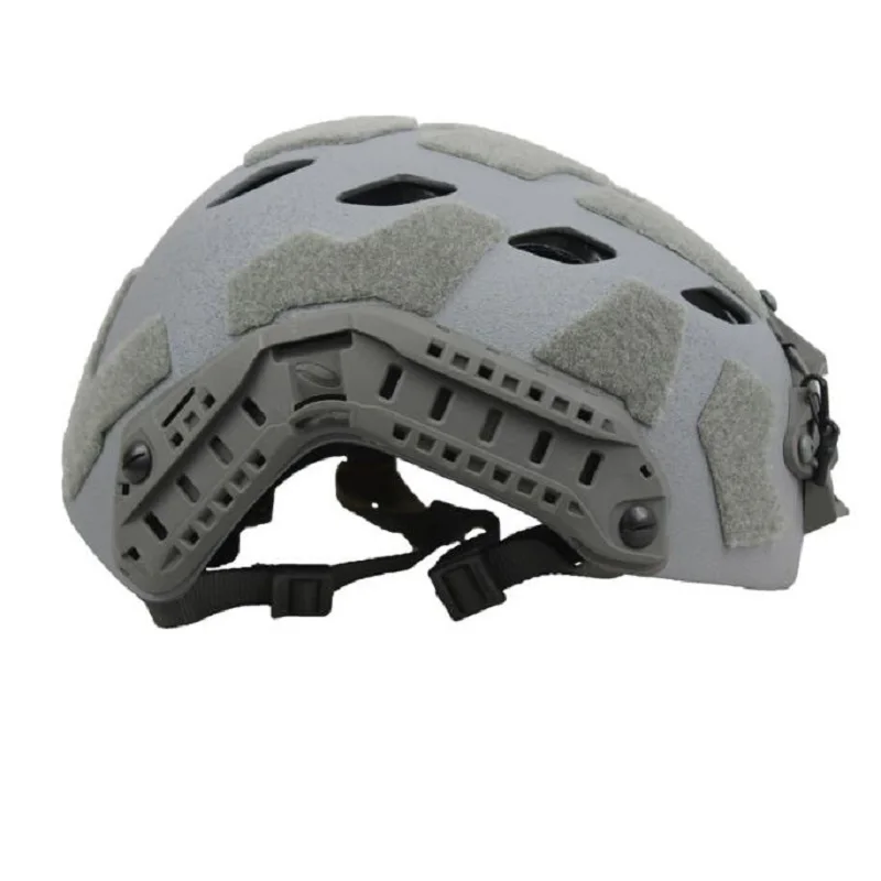 

Grey Outdoor Sports Tactics SF Carbon Fiber Perforated Breathable Protective Helmet
