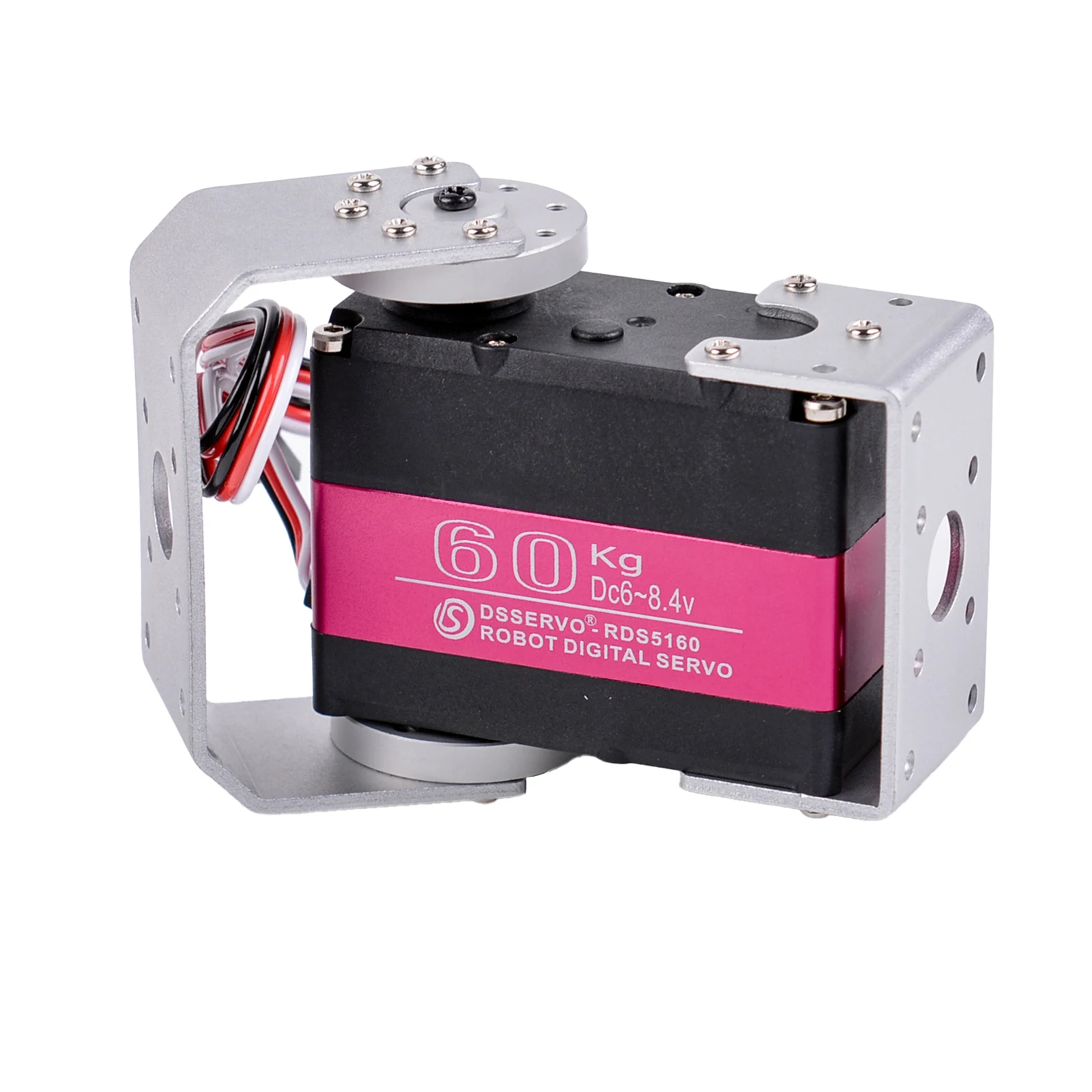 RDS5160 60 キロデジタルサーボ 270/180 度高トルクメタルギア U 字型ブラケットサーボ電源機能部品 DIY ロボット