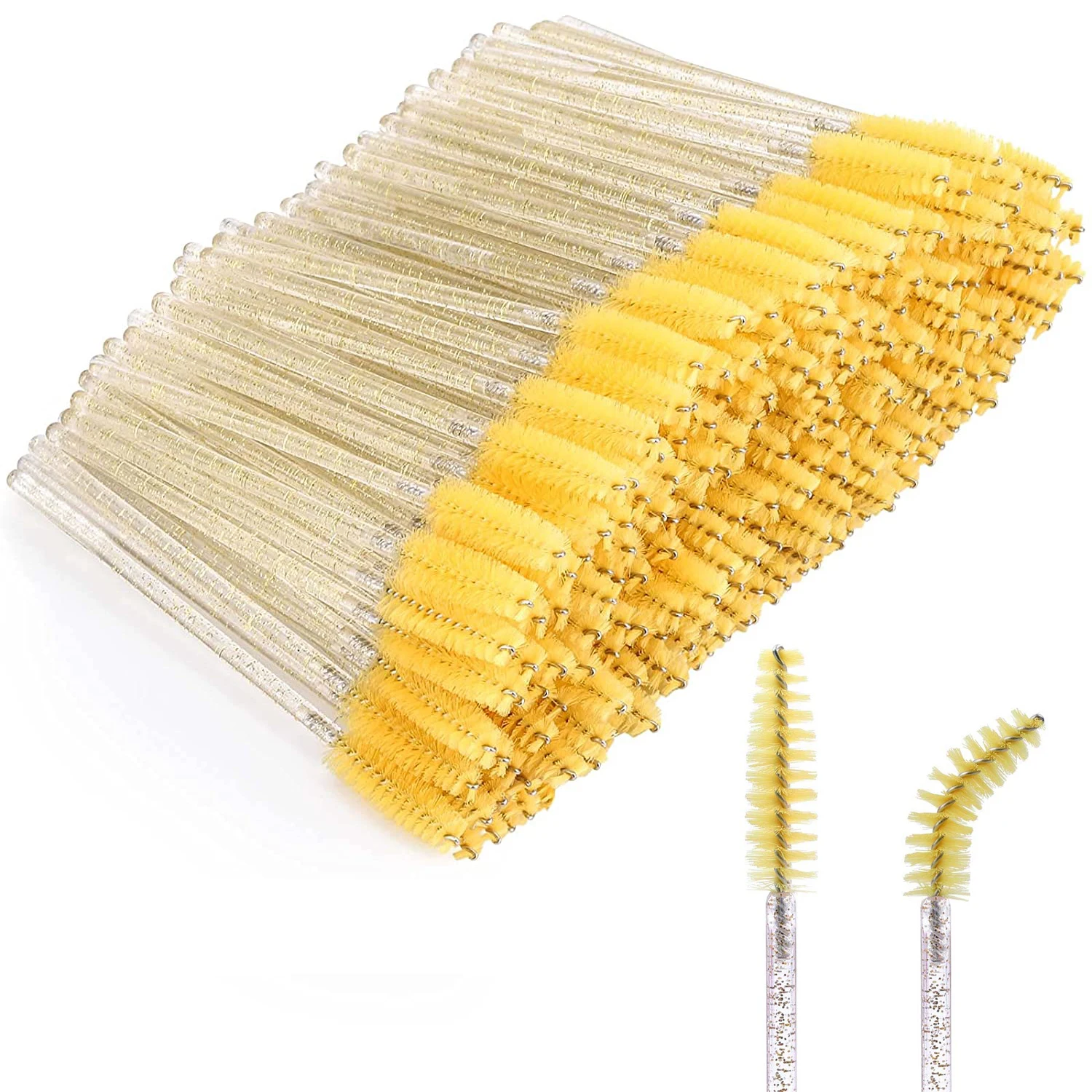 Eyelash Extension Supplies Kit Disposable Mascara Wand Tape Glue Ring Cotton Swabs Training Kit Makeup Grafting Applicator Tools