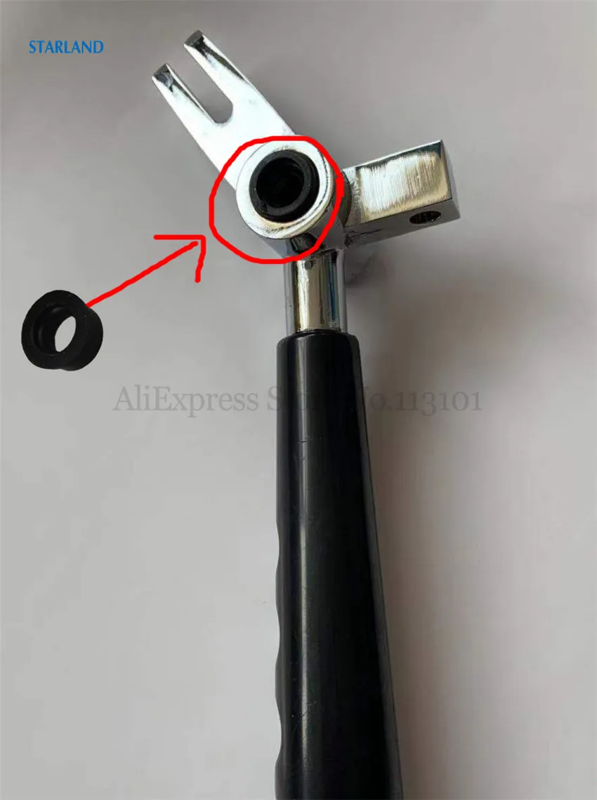 8 Pieces Elastic Rubber Gaskets Spare Part For YKF Hand Shank Soft Ice Cream Machine Accessores