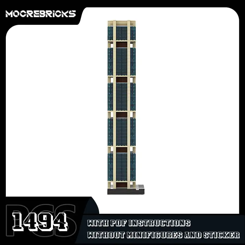 Ultieme collectie The One Model Set MOC-45980 Wereld Landmark Architectuur Bouwstenen Creatieve Bakstenen Speelgoed Verjaardagscadeaus