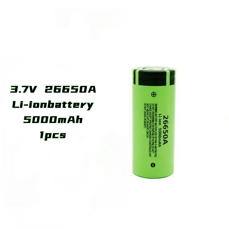 2024NEWEST 100% Original 26650 20A Power Rechargeable Lithium Battery 26650A , 3.7V 5000mAh . Suitable for Flashlight