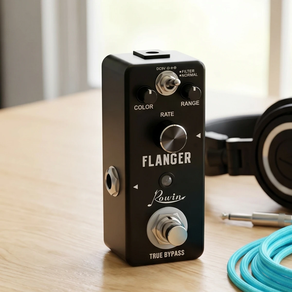 

Педаль Rowin LEF-312 FLANGER, аналоговая классическая педаль, True Bypass, превосходный фленджер-звук, 2 режима, для электрогитары и бас-гитары, аксессуар для эффектов